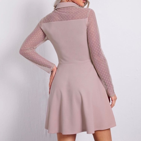 NWOT Dusty Pink Elegant Dress - Picture 3 of 5